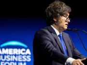 Javier Milei llegó a Nueva York