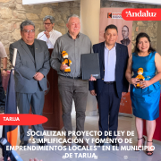 Socializan proyecto de Ley de “Simplificación y fomento de Emprendimientos Locales” en el municipio de Tarija