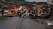 Tornado trágico en Brasil: hay al menos cinco muertos y 130 heridos en el sur del vecino país