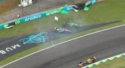 Franco Colapinto chocó y abandonó en la Sprint del Gran Premio de Brasil