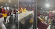 Video: militantes de Franja Morada destrozaron una mesa opositora en la Facultad de Ciencias Económicas