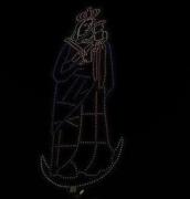 Drones en el cielo de la Basílica dibujaron la constelación