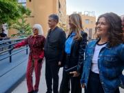 Marta Minujin rompió récord en el Recoleta con su Torre de Pisa de Spaghettis