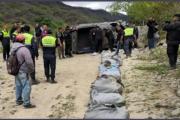 Tras persecución y tiroteo policías secuestran 302 kilos de marihuana