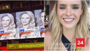 Era un sueño: Inna Moll aparece en las pantallas de Times Square gracias a seguidores