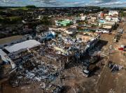 En fotos: declaran calamidad pública tras el tornado que dejó seis muertos y 750 heridos en Brasil