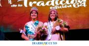 Abril Aciar fue coronada como la nueva Paisana Nacional de la Tradición en Jáchal