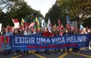 Protestas en Lisboa contra las medidas laborales que propuso el gobierno