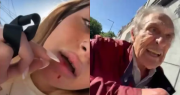 Video es viral: Anciano golpea a joven por estacionarse mal y termina denunciado por violencia de género