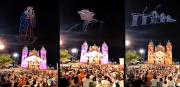 Repiten hoy el maravilloso espectáculo de drones en la Basílica