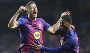 Barcelona conquista al Celta de Vigo con hat-trick del polaco Lewandowski