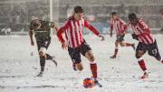 Impresionante: el video del espectacular gol de chilena bajo una tormenta de nieve en la liga canadiense