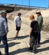 Goncalves monitorea ríos y quebradas