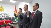 Ministro de Gobierno posesiona a tres viceministros, entre ellos al ‘zar antidroga’