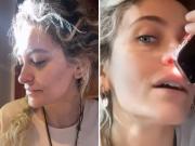 Paris Jackson mostró los efectos del consumo de drogas: Tengo el tabique perforado