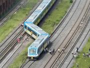 Descarriló una formación del tren Sarmiento: Hay al menos 20 heridos