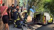 Una aparente pelea entre ocupas terminó con una casa incendiada y una mujer con quemadura leves