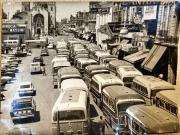 Recuerdos fotográficos: 1970. El paro de colectivos ocupa las arterias céntricas