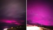 Se registró tormenta geomagnética severa: Las impactantes imágenes de auroras australes en Punta Arenas