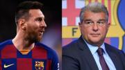 Joan Laporta descartó el regreso de Messi al Barcelona