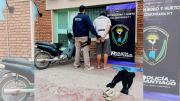 Detuvieron a un sujeto y recuperaron una moto robada