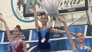 La salteña Josefina Fernández brilló con el oro en gimnasia artística
