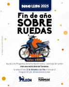 ¡Participá y ganá una moto 0km: la Fundación León lanzó su bono solidario de Fin de Año