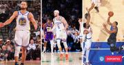 Thunder aplastó a Lakers y Magic rompió ’hechizo’ de Knicks en la NBA: Curry impactó con 46 puntos