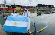 Natalia Guerreiro y Tomás Barrios Díaz, culminan su preparación para el Mundial de Natación de Invierno
