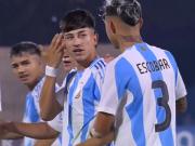 La Sub 17 de Argentina hizo una de la Scaloneta en el Mundial: el golazo de Ramiro Tulián, igualito al de Enzo Fernández también contra México y en Qatar