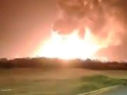 Los impresionantes videos y las fotos del incendio en Ezeiza: así se sintió la fuerte explosión