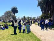 Fuga de gas activa operativo de evacuación en dos colegios