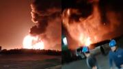 Impactante video: así se sintió la explosión a metros del accidente en Ezeiza