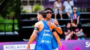 Beach Vóley: Los mendocinos Bautista Amieva- Maciel Bueno cayeron ante los brasileños en el Mundial