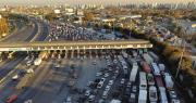 Corte en la Autopista La Plata