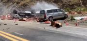 ACCIDENTE EN LA CARRETERA HACIA ORURO DEJA AL MENOS CINCO MUERTOS Y DOS HERIDOS