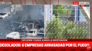 Incendio en Ezeiza: confirmaron que el humo no es tóxico y dejarán que el fuego se apague solo