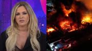 Alejandra Maglietti contó el duro momento que vive tras el incendio que destruyó la fábrica de su marido en Ezeiza