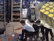 Simuló no poder caminar, se movía en silla de ruedas y lo descubrieron robando cervezas: el video