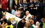 El Papa y un almuerzo con personas vulnerables