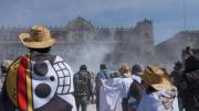 Un centenar de lesionados deja multitudinaria marcha antigubernamental en México