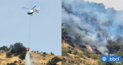 Combaten incendio forestal en Talagante: Bomberos protegen viviendas en riesgo por el fuego