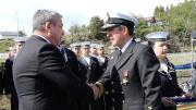Contraalmirante Jorge Castillo recibe condecoración por su destacada labor en Puerto Williams