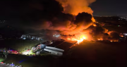Mega incendio en Ezeiza: Investigan si fue intencional