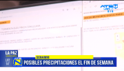 Informe del clima para esta semana en La Paz