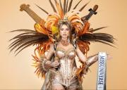 Galo Sánchez presenta el traje típico de Miss Argentina, una creación boliviana que conquista en el Miss Universo