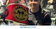 La luchadora sanjuanina que entrena desde los 7 años y se consagró campeona en San Luis