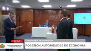 Ministro de Economía posesiona a nuevas autoridades de la Gestora y la ASFI