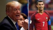 Presidente Trump bromea tras invitar a Cristiano Ronaldo a la Casa Blanca (+Video)
