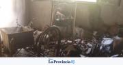 En Pocito, una niña de 6 años incendió su casa al imitar un juego